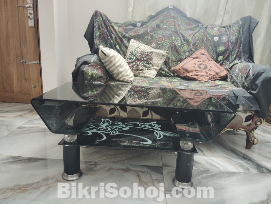 টি টেবিল (কাঁচের)